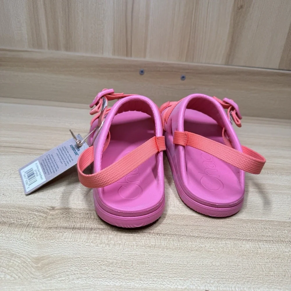 Chaco's‎ Chillos Sport Sandals Kids Youth Sz 4 Rose Pink Hiking Swimming Slip On